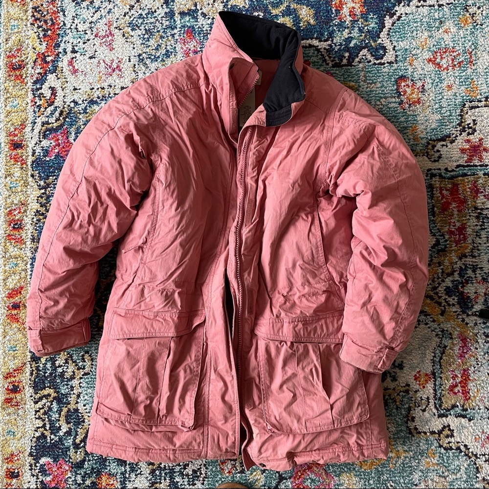 [llbean] womens pink puffer jacket